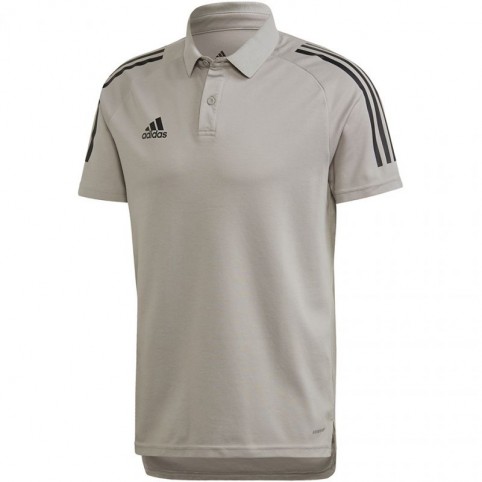 Adidas Condivo 20 Î‘Î½Î´ÏÎ¹ÎºÏŒ T-shirt Polo Î“ÎºÏÎ¹ ED9247